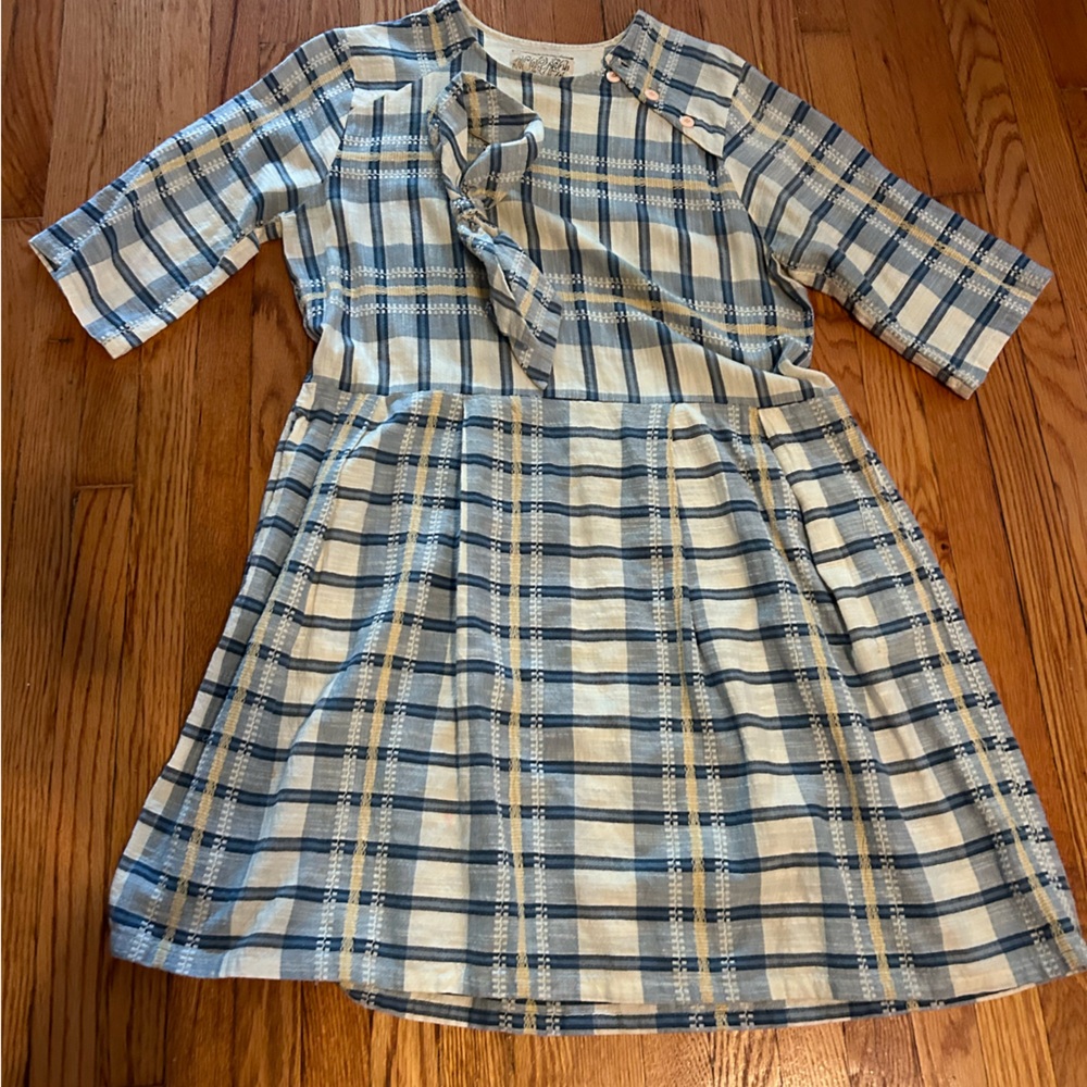 Ace and Jig dress and matching neck scarf or hair accessory